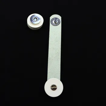 Pro Háčkování Kožené zapínání na kabelku magnetické, bílé