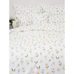 Bavlněné povlečení Renforcé - Sedmikrásky bílé