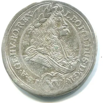 Leopold I. XV Kreuzer 1693/KB. Kremnica. Ag.