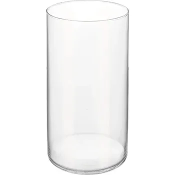 Váza ORION Váza sklo čirá pr. 10 cm, v. 20 cm