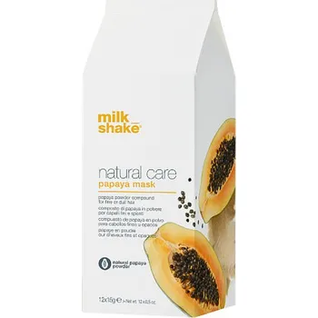 Vlasová regenerace Milk_Shake Natural Care Papaya Mask regenerační papájová maska 12 x 15 ml
