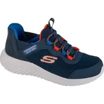 Tmavě modré chlapecké tenisky Skechers Slip-Ins: Bounder - Brisk-Burst 403822L-NVBL Velikost: 38