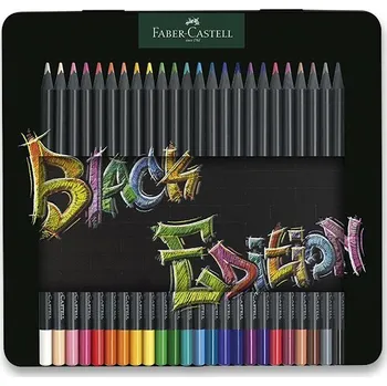 Pastelka Pastelky Faber-Castell Black Edition, 24 barev