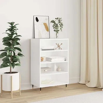 Organizace kuchyně Nábytek XL Skříň highboard bílá 57 x 35 x 90 cm kompozitní dřevo 827220