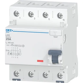 modulární přístroj a rozvaděč OEZ LFE-25-4-300A