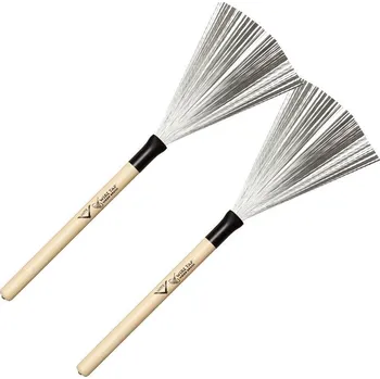 Příslušenství pro bicí nástroj Vater VWTW Wooden Handle Wire Bubenické metličky (Jako nové)