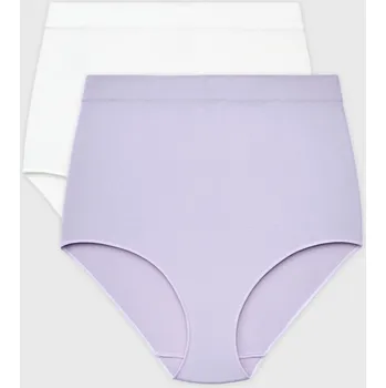 Kalhotky 2PACK Klasické kalhotky Flexi s vysokým pasem bezešvé