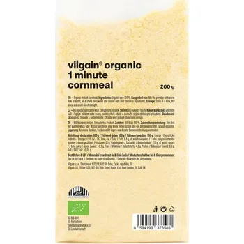 Vilgain Minutová kukuřičná kaše BIO – 200&nbsp;g