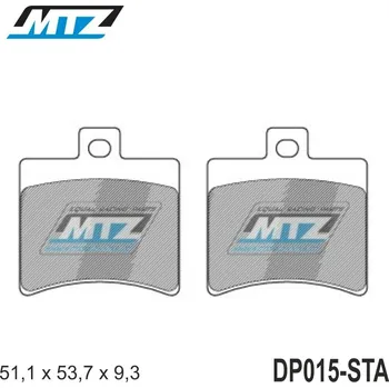 Destičky brzdové DP015-STA - směs Standard DP015-STA