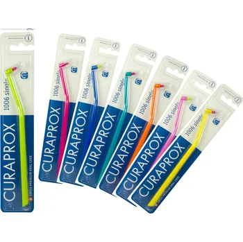 Zubní kartáček Curaprox CS 1006 Single 6 mm mix barev 1 ks