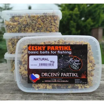 Návnadová surovina Český Partikl Partikl vařený Drcený Natural 1 kg