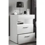 Vcm Noční stolek Slepal L, bílý