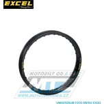 Ráfek motocyklový 2,15x21" 36H (předvrtaný / 36otvorů) Excel Takasago - černý EXIEK482-02