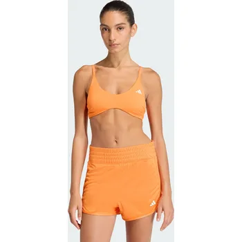 Dámské spodní prádlo ADIDAS Podprsenka Optime Essentials Workout Light Support 2XL ORANŽOVÁ|ŽLUTÁ