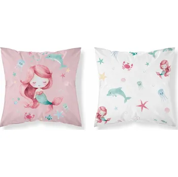 Dekorativní polštářek Detexpol Povlak na polštářek 40x40 cm - Mořská víla a kamarádi