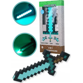 Lampička Dekorativní světlo Minecraft Meč 40cm