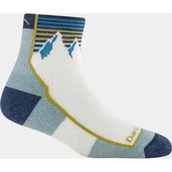 Pánské termoprádlo Darn Tough HIKER QUARTER MIDWEIGHT WITH CUSHION mountain white dámské ponožky