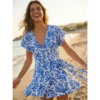 Oblečení a móda Sinsay - Mini šaty s&nbsp;ozdobným vázáním - vícebarevná - 6151U-MLC - 6151U-MLC-XXS