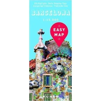 Cestování Barcelona - Easy Map 1:15 000