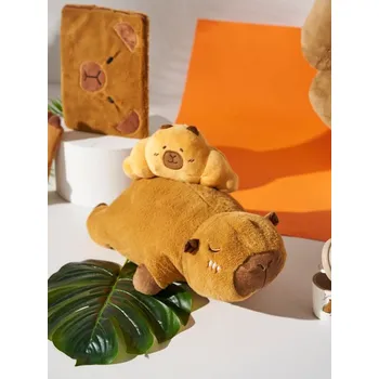 plyšák Sinsay Plyšová kapybara s dekou hnědá