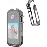 Kovové ochranné pouzdro Puluz pro Insta 360 X4 Air (šedé)