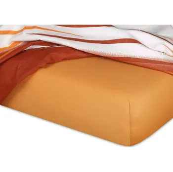 Prostěradlo Jersey prostěradlo 220x220 EXCLUSIVE karamel