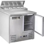 Dvoudveřový chladicí stůl s nástavcem, Arktic, 900x695x(H)955mm