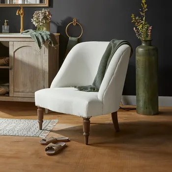 Křeslo Křeslo Maplewood, bílá, V/Š/H cca 79/69/75 cm