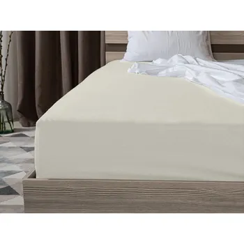 Prostěradlo Jersey prostěradlo EXCLUSIVE šedobéžové 200 x 220 cm