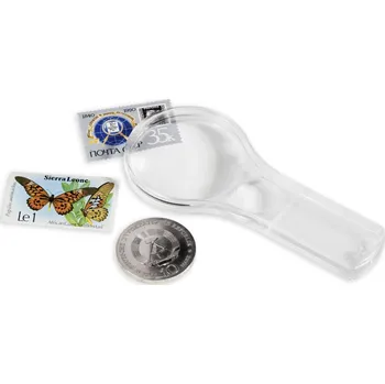 Sběratelství Leuchtturm Akrylová lupa 2,5x a 5x zvětšení