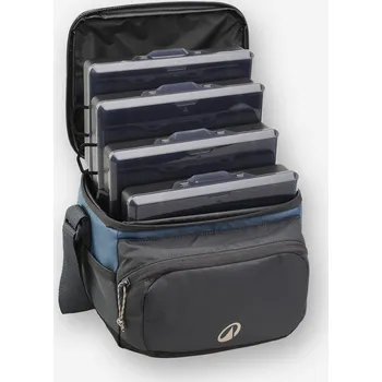 Sportovní taška CAPERLAN Brašna na rybolov 100 7L MODRÁ|ŠEDÁ