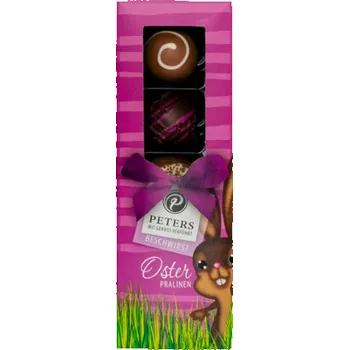 Bonboniéra PETERS Velikonoční zajíček, 62g (s alkoholem) (40500)