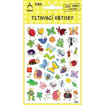 samolepka ARCH Tetovací obtisky piko berušky a hmyzáčci