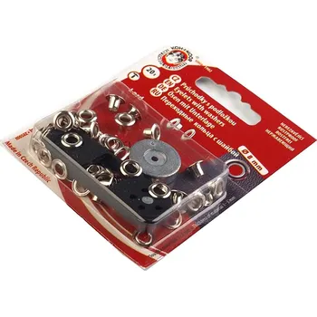 KOH-I-NOOR Průchodky s podložkou 8 mm nikl