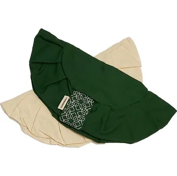 Sedací pytel SAMARALI Potahy na meditační polštáře NO SIZE ZELENÁ