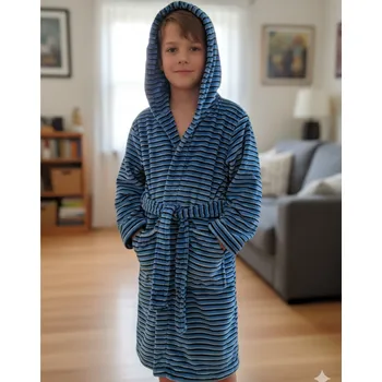 Dětská móda Chlapecký župan modrý N-feel By2936