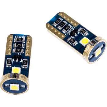 Autožárovka W5W LED žárovky (3 x OSRAM LED 3030) 6000K CANBUS