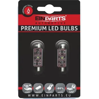 Povinná bezpečnostní výbava EPL33 LED žárovky C10W 3W (1 x CREE XP-E) 42mm 6000K CANBUS