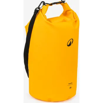 Vodácký pytel DECATHLON Vodotěsný vak IPX4 20 l ORANŽOVÁ|ČERNÁ|ŽLUTÁ