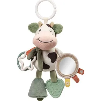 Hračka pro nejmenší BabyOno Závěsná senzorická hračka na kočárek a postýlku pro miminka 0 m+ Cow Bingo