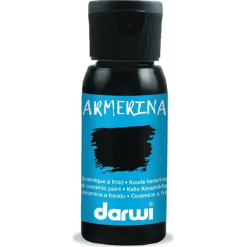 Výtvarná barva Darwi Cold Barva na porcelán Black 50 ml 1 ks