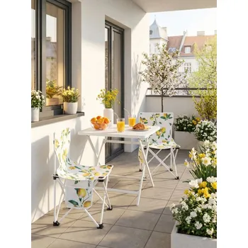 Sinsay - Skládací zahradní židle s motivem citronů - žlutá - 719IJ-11P - 719IJ-11P-ONE