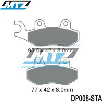 Destičky brzdové DP008-STA - směs Standard DP008-STA