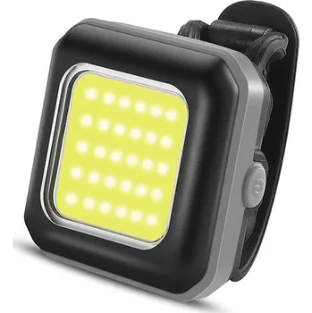 Cyklosvítilna WEST BIKING Světlo na kolo LED NO SIZE BÍLÁ|ŠEDÁ