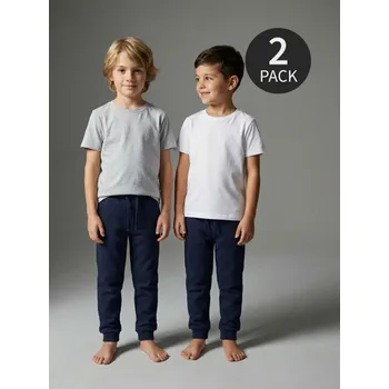 Oblečení a móda Sinsay - Kalhoty 2 pack - námořnická modrá - 462DN-59X - 462DN-59X-122