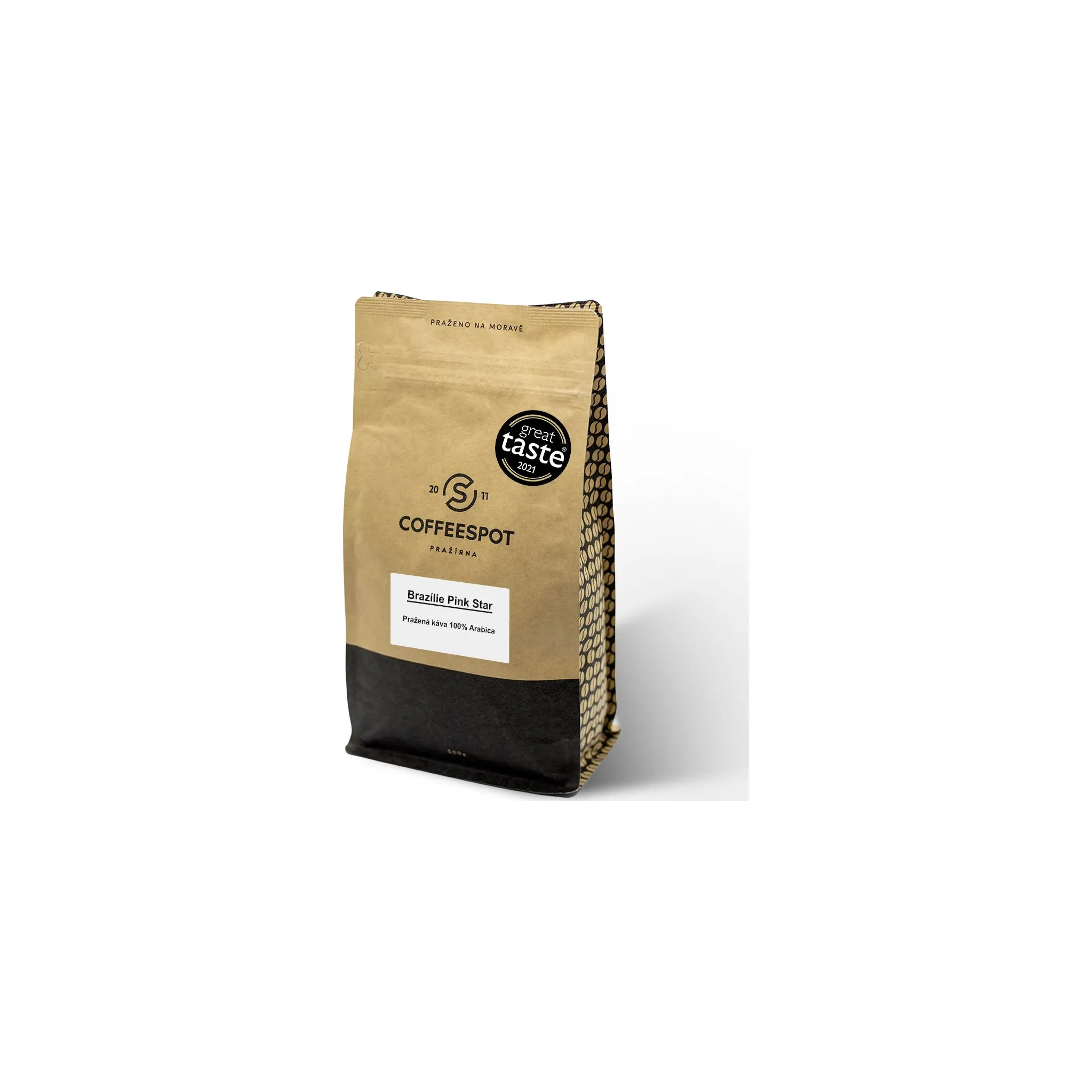 Fotografie 1 - Káva Coffeespot Brazílie Pink Star Scr. 19 zrnková 500 g