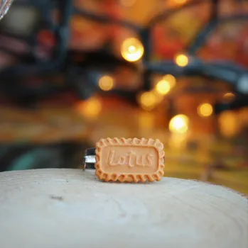 Prsten CircusMind Prsten fimo - Lotus sušenka