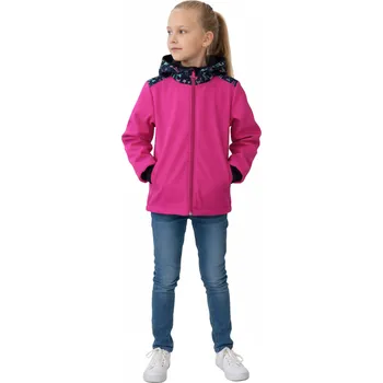 Chlapecká bunda Akce Softshellová bunda s fleecem, Kočičky, růžová, vel. 104