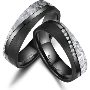 Prsten Marrya Black& white carbon BT-12