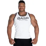 Gasp RIBBED T-BACK WHITE - tílko Gasp bílé Velikost: XXXL